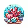 coral tag